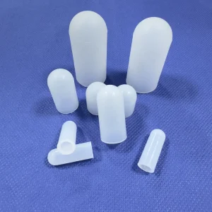 White Temperature-Resistant Silicone Sleeve for Hydraulic Oil Pump Sealing Protective Plug High-Temperature Caps