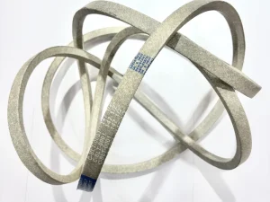 White Wrapped V Belt Webbing Transmission Belts for Multiple Applications