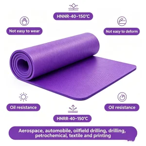 Wide Size Cushion Yoga Mat Stable Gripping Surface For Beginner Pilates Stretching Daily Exercise Workout Gear