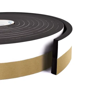 Window and Door EVA Foam Adhesive Weatherstrip Tape, Single or Double-Sided