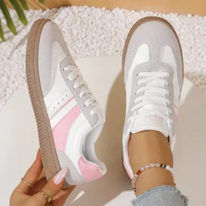 Women’s Casual Sneakers Fashionable Cross Border Wedge Thick Soled Shoes for Girls Autumn & Spring Evergreen Comfort