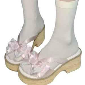 Women’s Outdoor Wedge Heel T Strap Ankle Strap Bow Thick Rubber Sole Comfort Arch Support Peep Toe Sandals