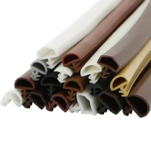Wooden Door TPE Slot Sealing Strip PVC Anti-Collision Rubber Custom Shape Dustproof Insectproof
