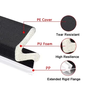 Wooden Door and Window Adhesive Weather Sealing Strip