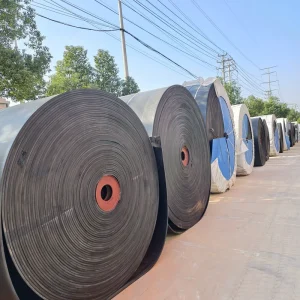 XAN High Temp Resistant EPDM Rubber Conveyor Belt with Anti Aging Feature 1 Year Warranty for Cement & Chemical Industry