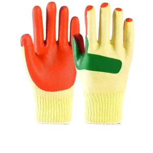 XL Size Wear Resistant Film Gloves Anti Impact Construction Site Protection Brick Thickened Safety Rubber Gloves