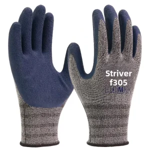 Xingyu F305 Labor Protection Work Gloves Latex Rubber Foam Full Wear Resistant Non Slip Coated Breathable Construction Industry