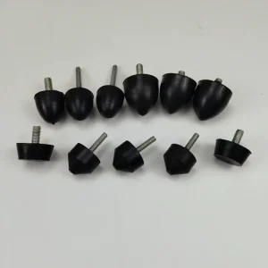 YM Conical Shock absorbing Pad Conical Damping Feet Cushioning Pad Pointed Tip Rubber Shock Absorber M6 M10
