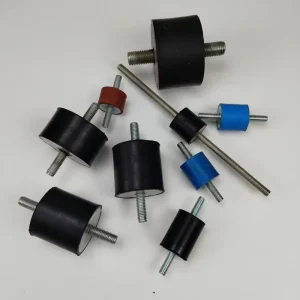 YM VV Type Rubber Double Outer threaded Shock Absorption Column Vibration Damping Pad Mount for Motor air Conditioner Compressor