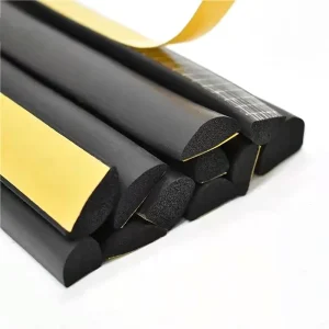 Yellow Self-Adhesive Closed-Cell EPDM Sponge Foam Rubber Seal Strip