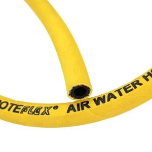 Yellow and Black Air Hose with Air Hose Coupling 1/4″ 3/8″ 3/4″ Industrial Hose