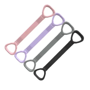 Yoga Elastic Band 8 Shaped Tension Belt Fitness Resistance Bands Calisthenics Exercise Bands for Physical Therapy Comfortable