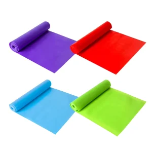Yoga Exercise Band Theraband Roll Physical Therapy TPE Stretch Resistance Band