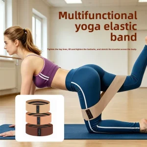 Yoga Fitness Glute Band Hip Toning & Leg Shaping Resistance Band Squat Set Including Hip Lifting Hoop and Butt Lifting Kit