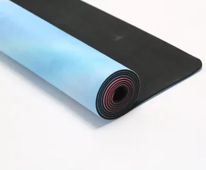 Yoga Mat Solid Color Minimalist Style Non Slip Wear Resistant Thickened Shock Absorbing Home Gym Universal