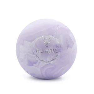 Yoga Physical Therapy Chiropractic Rubber Fitness Customized Logo DesignMarble Mixed Color Hard Soft Self Massager Ball