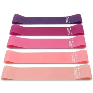 Yoga Resistance Bands 5 Resistance Levels Elastic Stretch Bands for Exercise Strength Training Physical Therapy
