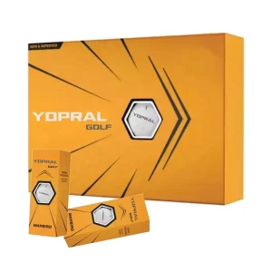 Yopral 3 Piece USGA Tournament Golf Balls Soft Urethane Surlyn Custom Logo Custom Color Durable Practice Balls For Distance