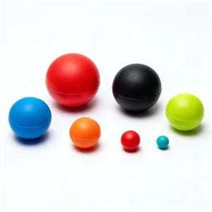 Yuanlida Custom High Bouncing Solid Color Rubber Ball Toy for Pet Dogs Colorful Silicon Bouncy Made in Shandong