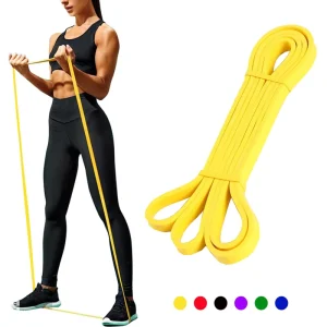 ZAKERDA High Quality Latex Rubber Loop Resistance Fitness Gym Workout Strength Training Light Resistance 5 15lbs