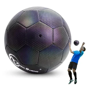 Zhensheng Factory Direct Supply Season Sale ODM OEM PVC TPU PU Leather Good Air Retention Machine Stitched Football Soccer Ball