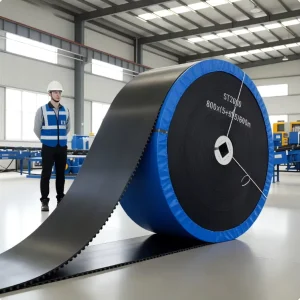 with High Tensile Strength Long Service Life for Aggregate Crushing and Conveying System Durable Rubber Conveyor Belt